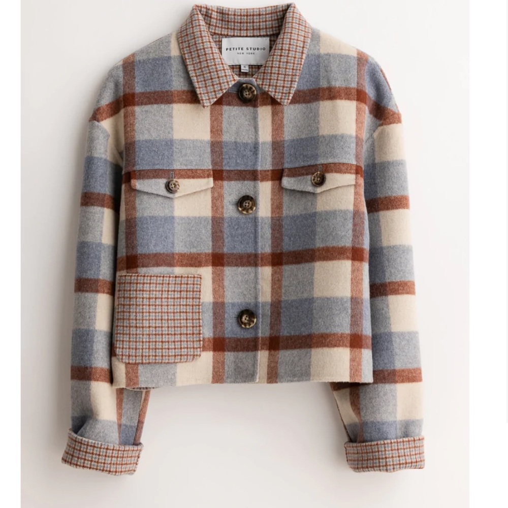 Petite Studio stockholm wool jacket - blue